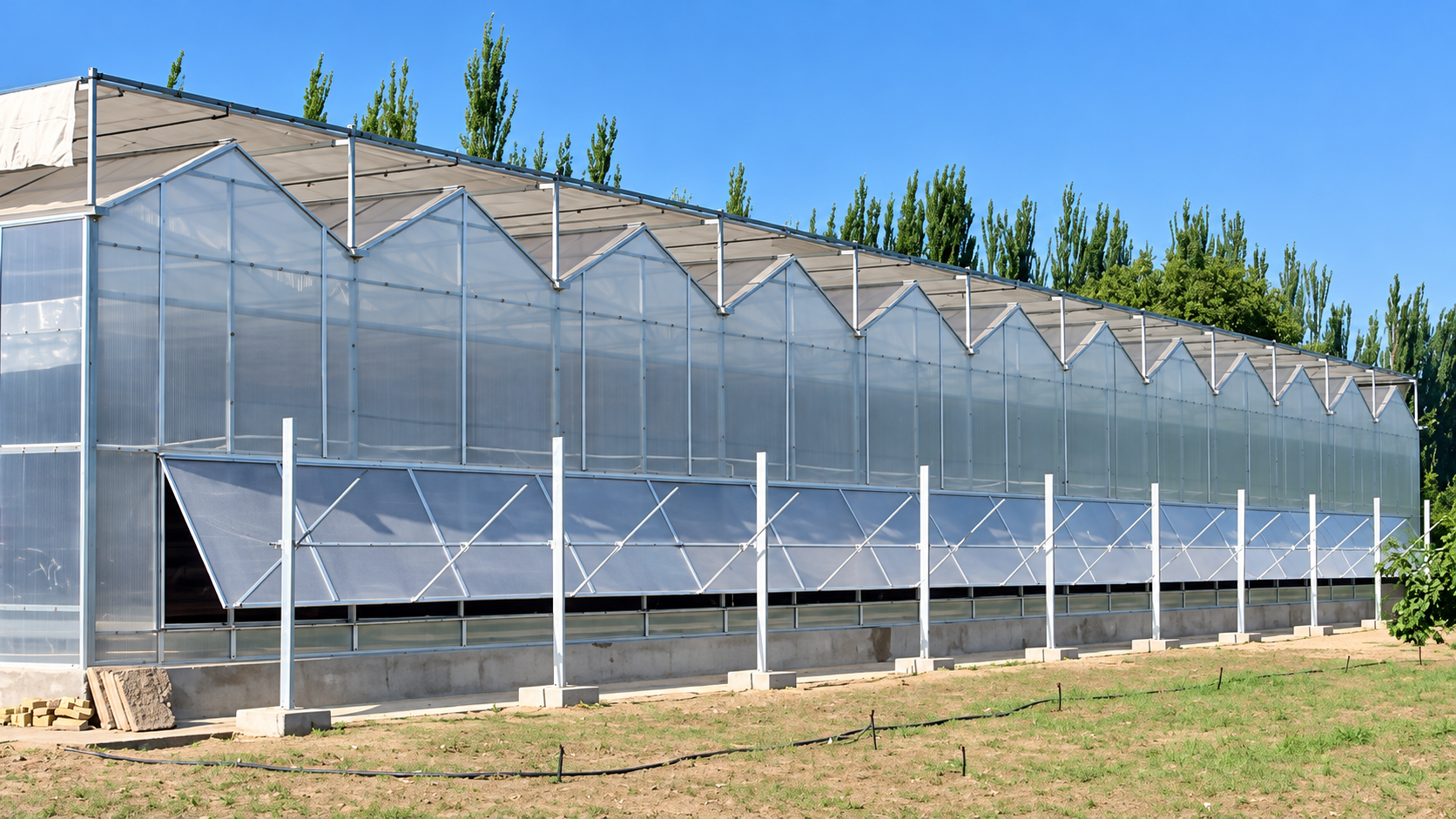 Équipements de ventilation de serre