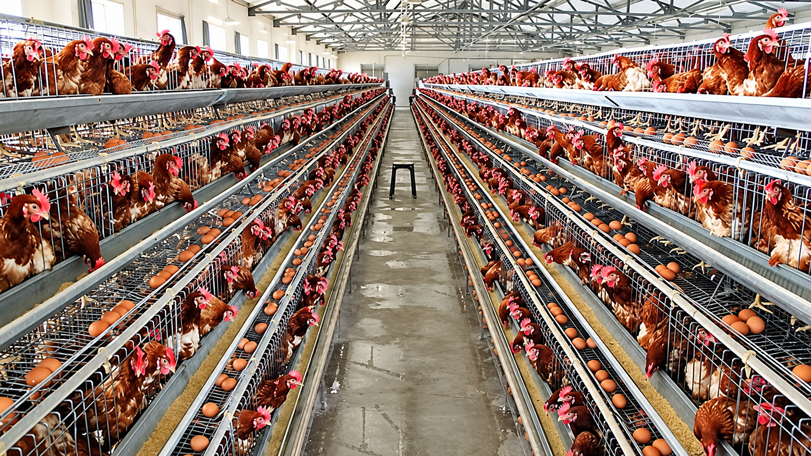 Space organized for feeding, resting and safe movement
