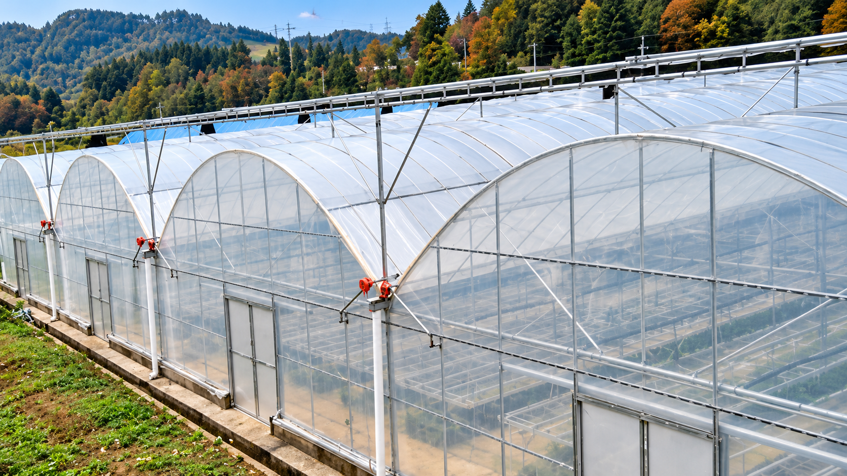 Functional film and controlled covering installation